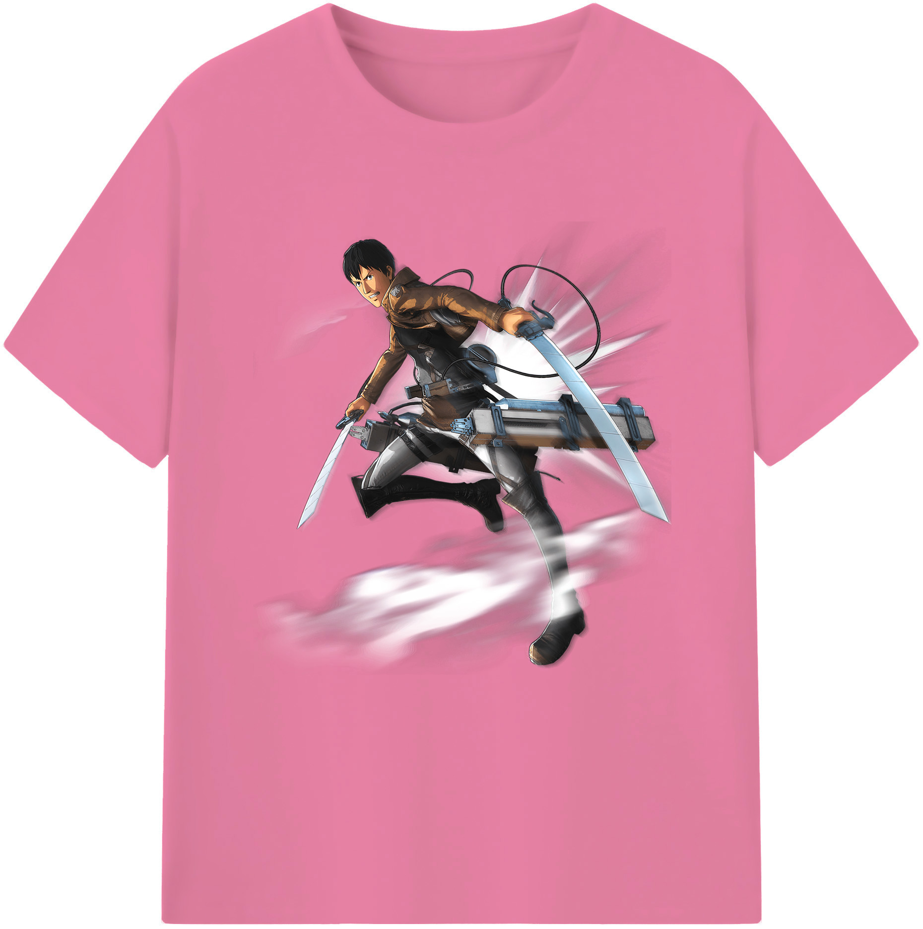 （画像用） 進撃の巨人 ベルトルト・フーバー Attack on Titan Bertholdt Hoover 綿100％半袖Tシャツ（フロントプリント）